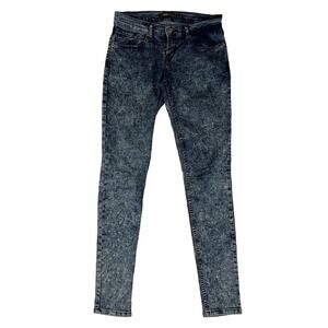 Levi's 524 Skinny Jeans Womens Juniors Size 1 Blue Stretch Denim Low Rise Casual